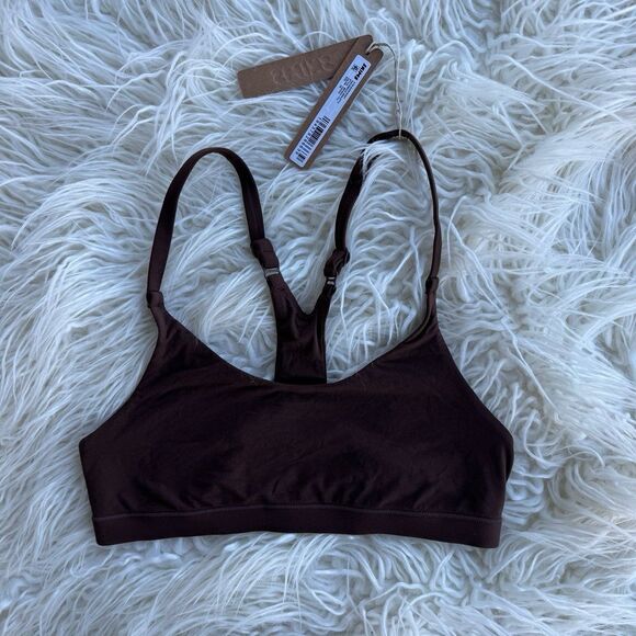 Skims Fits Everybody Racerback Bralette Cocoa Size XS - Picture 1 of 8